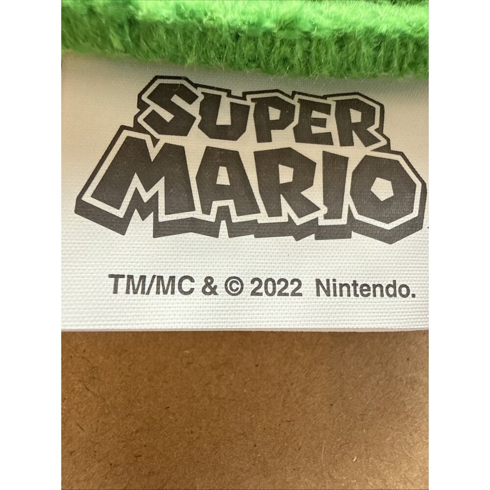 Super Mario Bros Luigi Beanie Hat OS 14+ Unisex Green - Picture 6 of 7